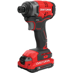 V20* Cordless Brushless 1/4-in Impact Driver Kit With 1.5 Ah Battery and Charger