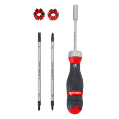 V-Series™ 3-in-1 Ratcheting Screwdriver X-Tract Technology Bit Set (18 pc)