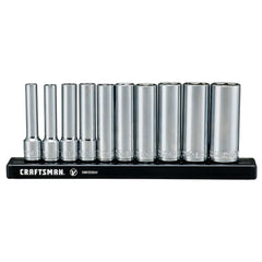 V-Series™ 1/4 in Drive SAE Deep 6-Point Socket Set (10 pc)