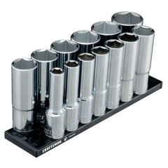 V-Series™ 1/2 in Drive SAE Deep 6-Point Socket Set (13 pc)