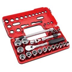 V-Series™ 1/2 in Drive Metric 6-Point Tool Set (21 pc)