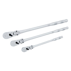 V-Series™ 1/4 in, 3/8 in, and 1/2 in Drive Long Flex™ Head Ratchet (3 PK)