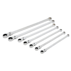 V-Series™ XXL SAE Ratcheting Single Flex™ Head Double Box End Wrench Set (7 pc)