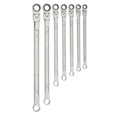 V-Series™ XXL Metric Ratcheting Single Flex™ Head Double Box End Wrench (7 pc)
