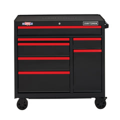S2000 Series 41 Inch Wide 7-Drawer Rolling Tool Cabinet With Power Drawer  - Black