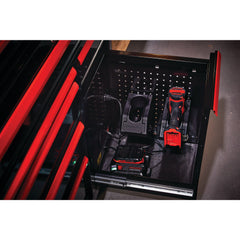 S2000 Series 41 Inch Wide 7-Drawer Rolling Tool Cabinet With Power Drawer  - Black