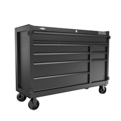 Premium S2000 Series 52 Inch Wide 8-Drawer Rolling Tool Cabinet - Black