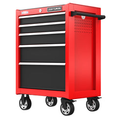 S2000 Series  26 Inch Wide 5-Drawer Rolling Tool Cabinet  - Red