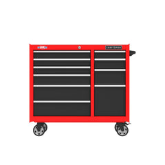 S2000 Series 41 Inch Wide 10-Drawer Rolling Tool Cabinet - Red
