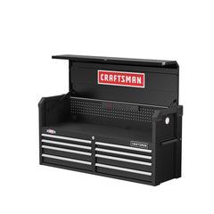 S2000 Series 52 Inch Wide 8-Drawer Tool Chest - Black