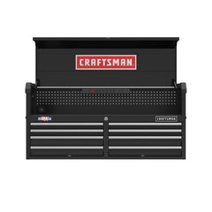 S2000 Series 52 Inch Wide 8-Drawer Tool Chest - Black