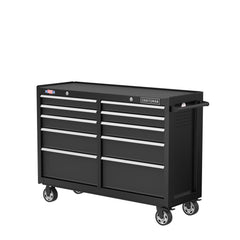 S2000 Series 52 Inch Wide 10-Drawer Rolling Tool Cabinet - Black