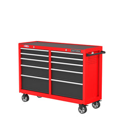 S2000 Series 52 Inch Wide 10-Drawer Rolling Tool Cabinet - Red