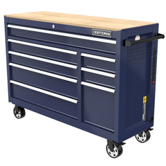 S2000 Series 52 Inch Wide 8-Drawer Mobile Workstation - Midnight