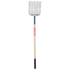Wood Handle Bedding And Mulch Fork