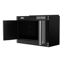 18 Inch Tall Wall Cabinet - Black