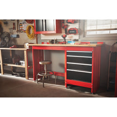 4-Drawer Storage Module - Red