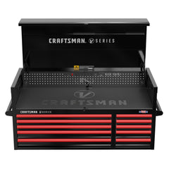V-SERIES™ 52  Inch Wide 10-Drawer Tool Chest - Black