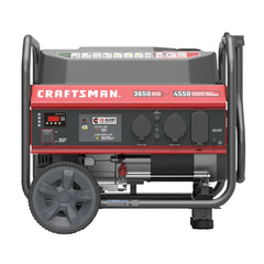 Gas Portable Generator 4550/3650W Recoil Start Wheel Kit CO Alert